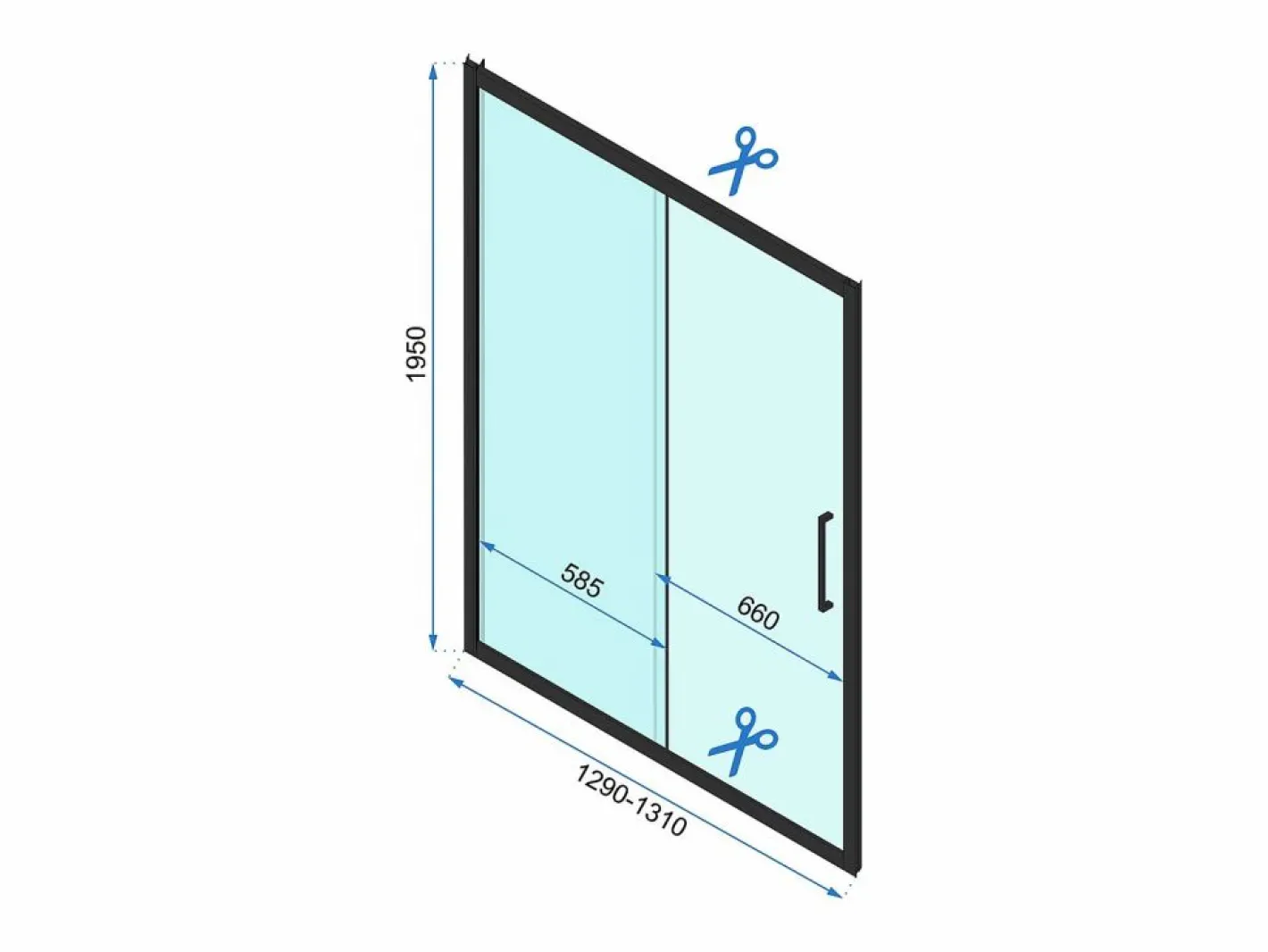 Rea Cabina De Ducha Rapid Slide 100x80 Black Negro Online