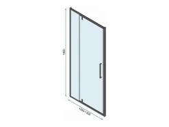 Rea Cabina De Ducha|Cabina De Ducha Rapid Swing 120x80 Black