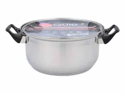 Material Y Utensilios De Cocina|Cacerola Hábitat Quid con tapa acero inoxidable Ø22x10,5 cm