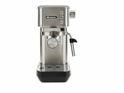 Ariete Pequeño Electrodoméstico|Cafetera 1380/10 inox 1300W 15 bares con espumador de cappuccino y apagado automático
