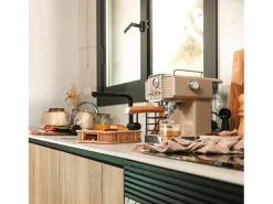 Pequeño Electrodoméstico|Cafetera Cecotec Power Espresso 20 Tradizionale Light 1350W 20 bar 1,5L beige