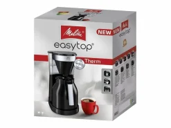 Pequeño Electrodoméstico|Cafetera de filtro MELITTA Easy Top Therm II 1L, 1050W, diseño , 12 tazas, mantenimiento en caliente termo