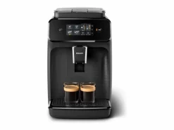 Philips Cafetera espresso con molinillo y espumador de leche - EP1200 - Negra Negro