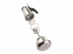 Cafetera Italiana Pezzetti Steelexpress 6 Tazas Acero Inoxidable Naranja Todos los Fuegos Inducción^ Online