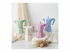 Cafetera Moka Exclusive 6T Verde Pastel - Estilo Vintage y Moderno^Bialetti Outlet