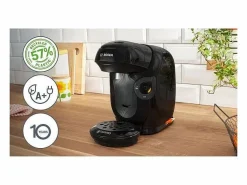 BOSCH Pequeño Electrodoméstico|Cafetera multibebidas Tassimo T11 Style, negra - 1400 W