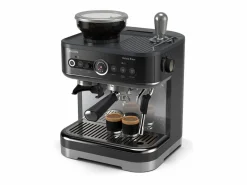Philips Pequeño Electrodoméstico|Cafetera semiautomática Barista Brew PSA3218/10 negra con guía intuitiva para recetas de espresso