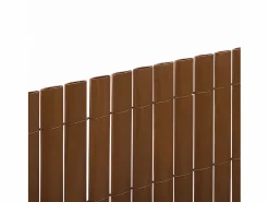Cercados Y Ocultación|Cañizo pvc elegance recycane doble cara 30 mm marrón 1X3 M