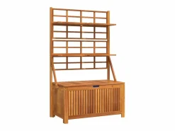 Caja de almacenaje con enrejado madera de acacia 99x50x160 cm^vidaxl Clearance