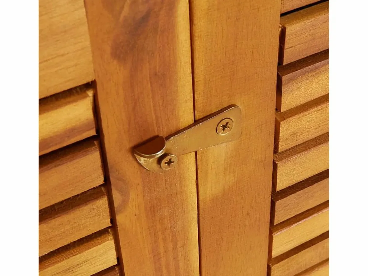 Caja de almacenaje de jardín madera maciza acacia 280x87x104 cm^vidaxl