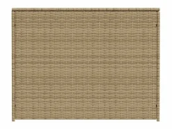 vidaxl Caja de almacenaje de jardín ratán sintético mezcla 984L Beige Hot