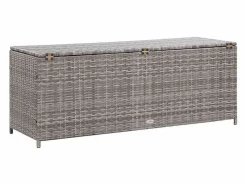 Caja de almacenaje de jardín ratán sintético 150x50x60 cm^vidaxl New