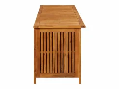 vidaxl Caja de almacenaje de jardín madera maciza acacia 200x50x58 cm Color natural claro Hot