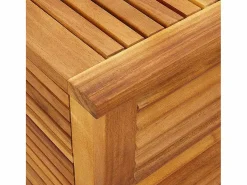 vidaxl Baúl De Jardín|Caja de almacenaje de jardín madera maciza acacia 113x50x56 cm