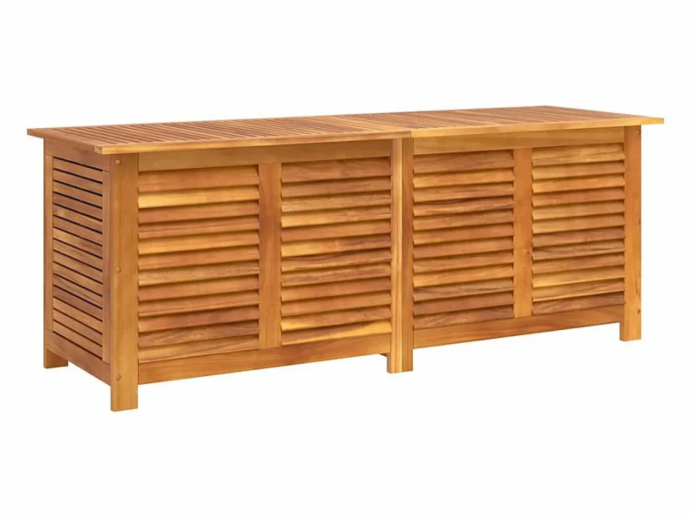 vidaxl Baúl De Jardín|Caja de almacenaje de jardín madera maciza acacia 150x50x56 cm