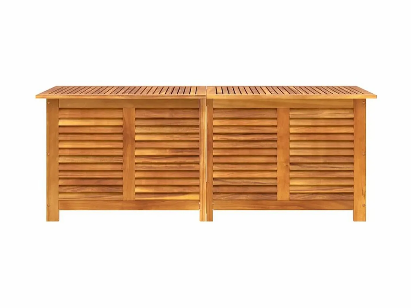 vidaxl Baúl De Jardín|Caja de almacenaje de jardín madera maciza acacia 150x50x56 cm