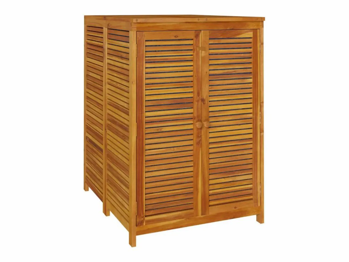 vidaxl Baúl De Jardín|Caja de almacenaje de jardín madera maciza acacia 70x87x104 cm