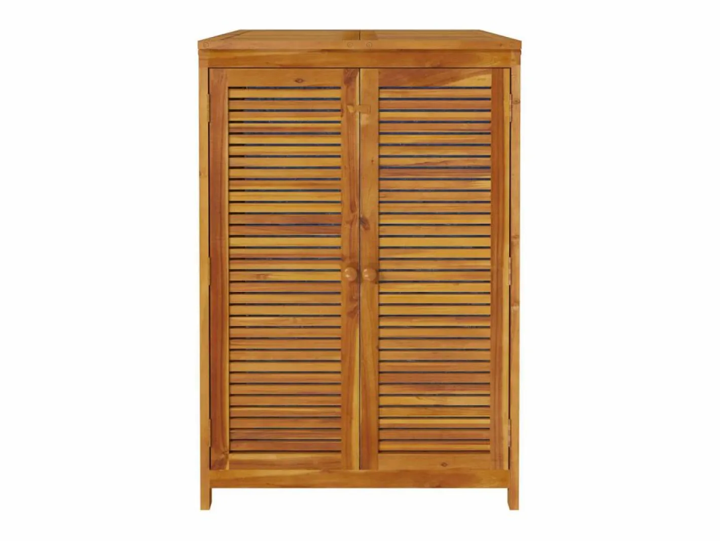 vidaxl Baúl De Jardín|Caja de almacenaje de jardín madera maciza acacia 70x87x104 cm