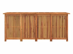 vidaxl Baúl De Jardín|Caja de almacenaje de jardín madera maciza acacia 200x80x75 cm