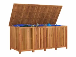 vidaxl Baúl De Jardín|Caja de almacenaje de jardín madera maciza acacia 200x80x75 cm