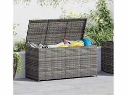 Caja de almacenaje de jardín ratán sintético 120x50x60 cm^vidaxl Best