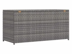 Caja de almacenaje de jardín ratán sintético 120x50x60 cm^vidaxl Best