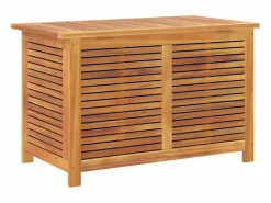 vidaxl Baúl De Jardín|Caja de almacenaje de jardín madera maciza acacia 90x50x56 cm