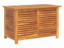 vidaxl Baúl De Jardín|Caja de almacenaje de jardín madera maciza acacia 90x50x56 cm