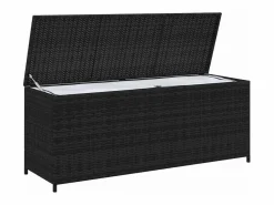 vidaxl Baúl De Jardín|Caja de almacenaje de jardín ratán sintético 150x50x60 cm