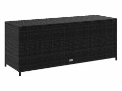 vidaxl Baúl De Jardín|Caja de almacenaje de jardín ratán sintético 150x50x60 cm