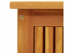 Caja de almacenaje de jardín madera maciza acacia 113x50x58 cm^vidaxl Online