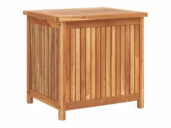 vidaxl Baúl De Jardín|Caja de almacenaje de jardín madera maciza de teca 60x50x58 cm