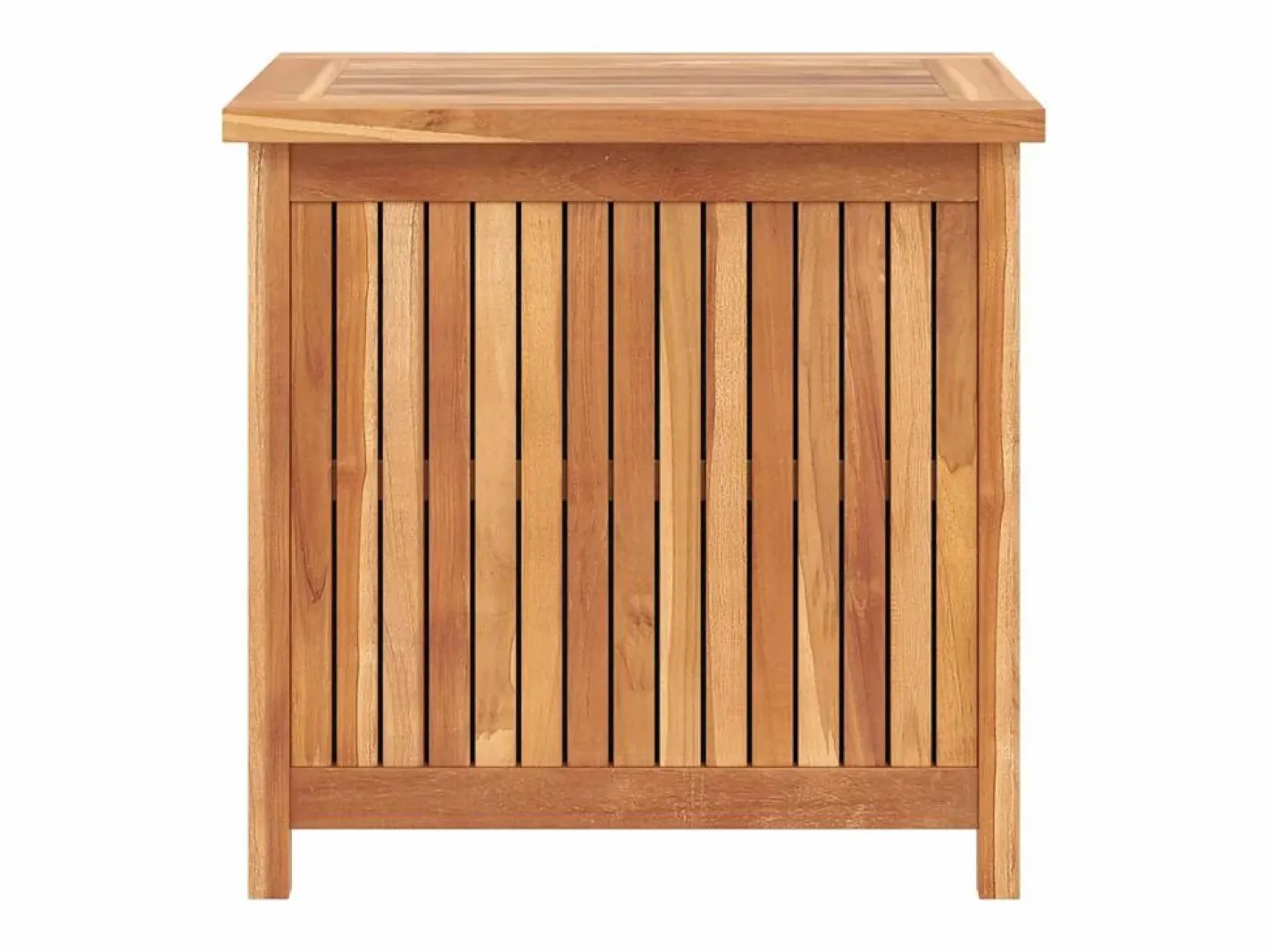 vidaxl Baúl De Jardín|Caja de almacenaje de jardín madera maciza de teca 60x50x58 cm