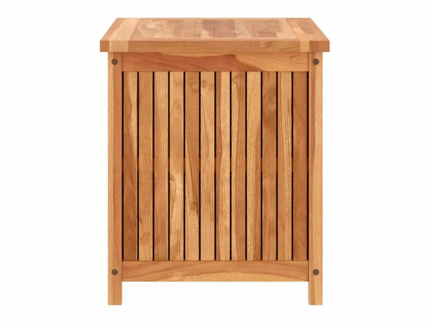 vidaxl Baúl De Jardín|Caja de almacenaje de jardín madera maciza de teca 60x50x58 cm