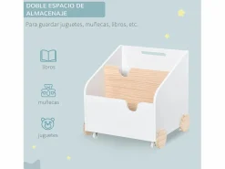 Homcom Cesta|Caja de almacenaje de juguetes 40x43x43 cm