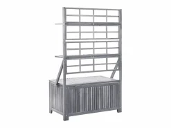 Caja de almacenaje de madera maciza de acacia 99x55x160 cm^vidaxl Online