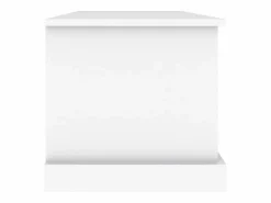 Caja de almacenaje de madera de ingeniería blanca 70x40x38 cm^vidaxl Discount