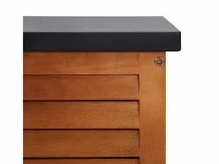 vidaxl Baúl De Jardín|Caja de almacenaje jardín madera maciza eucalipto 150x50x55 cm