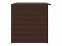 Caja de almacenaje jardín ratán sintético marrón 150x100x100 cm^vidaxl Hot