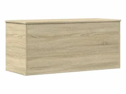 vidaxl Caja de almacenaje madera ingeniería roble Sonoma 100x42x46 cm Color natural claro Discount