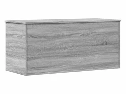 vidaxl Caja de almacenaje madera ingeniería Sonoma 100x42x46 cm Gris Hot