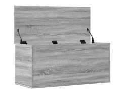 vidaxl Caja de almacenaje madera ingeniería Sonoma 100x42x46 cm Gris Hot