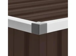 Baúl De Jardín|Caja de almacenaje para jardín marrón 109x67x65 cm ES973699