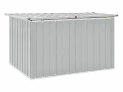 vidaxl Caja de almacenaje para jardín 149x99x93 cm Gris Hot