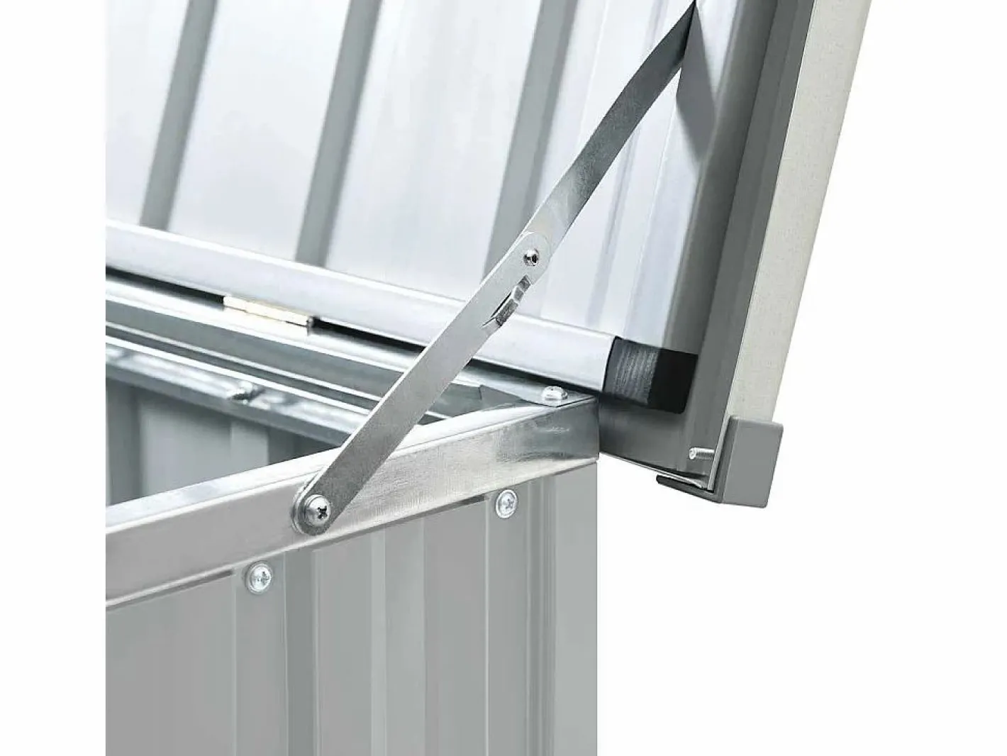 vidaxl Caja de almacenaje para jardín 171x99x93 cm Gris Hot