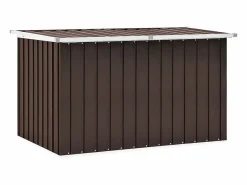Caja de almacenaje para jardín marrón 149x99x93 cm^vidaxl Discount