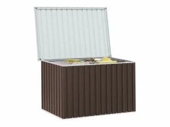 Caja de almacenaje para jardín marrón 149x99x93 cm^vidaxl Discount