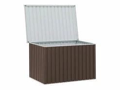 Caja de almacenaje para jardín marrón 149x99x93 cm^vidaxl Discount