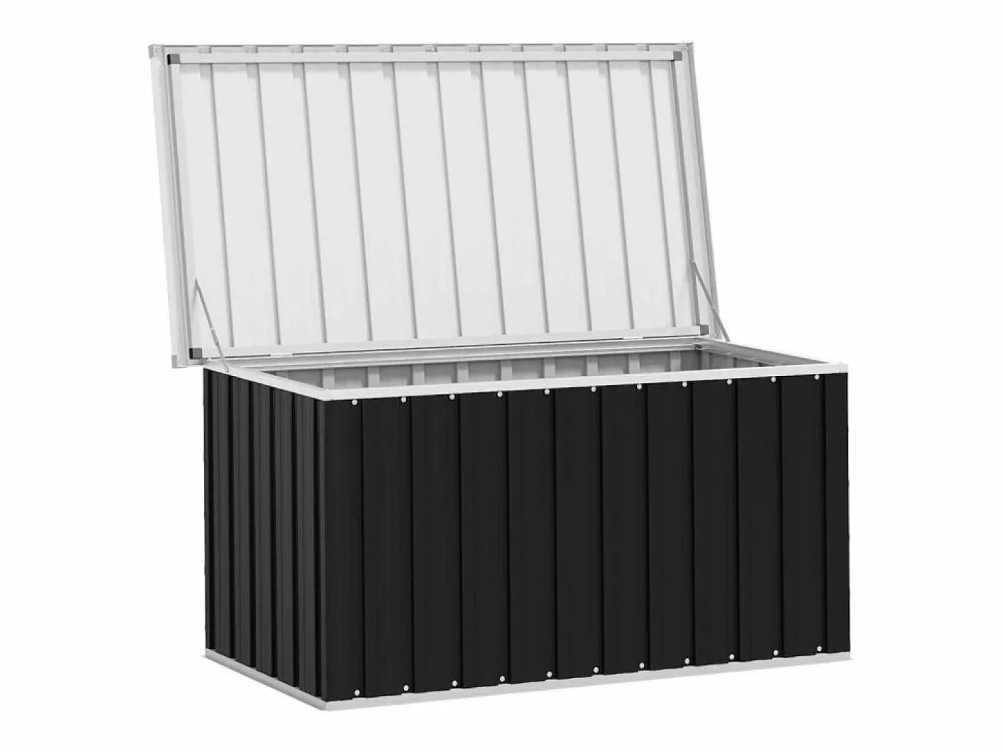 vidaxl Baúl De Jardín|Caja de almacenaje para jardín 129x67x65 cm