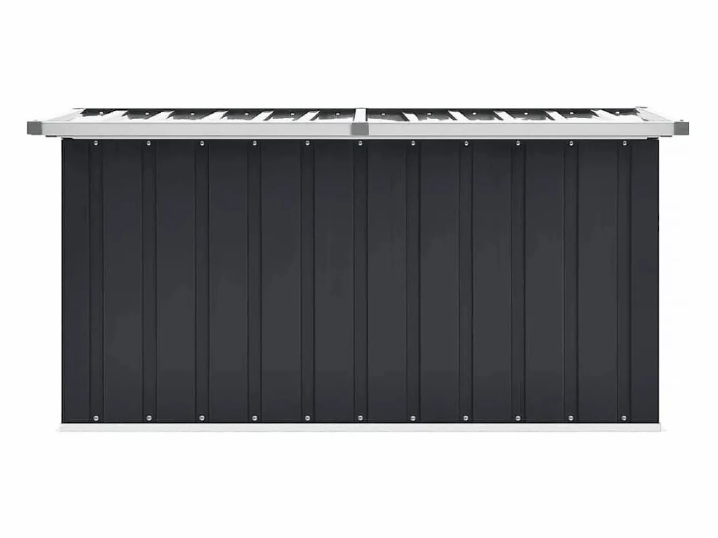 vidaxl Baúl De Jardín|Caja de almacenaje para jardín 129x67x65 cm
